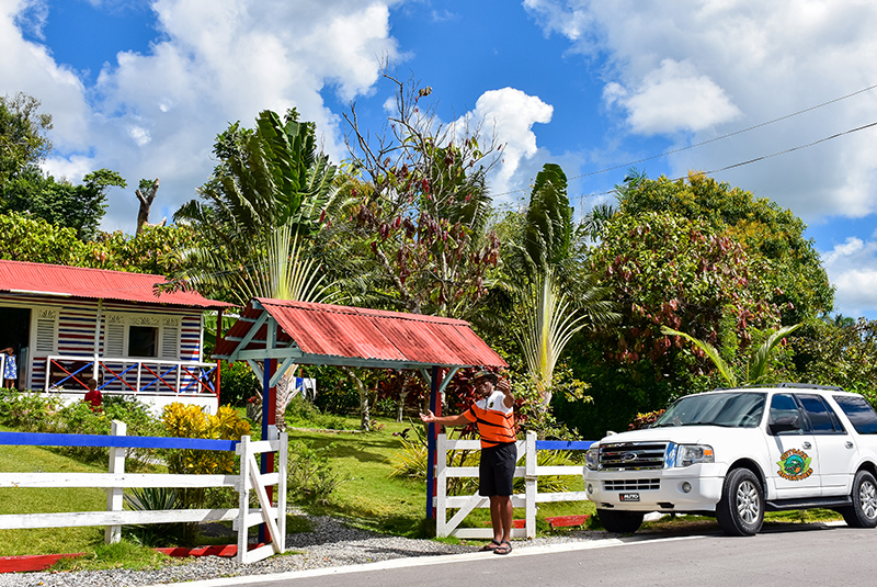 guide inviting to visit countryside house in Anamuya Punta Cana - Dominican Republic